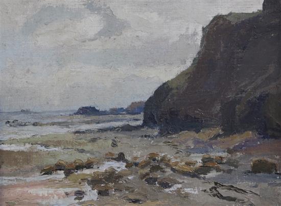 Irish School Dooega Head, Achill Island 11.5 x 15.5in.